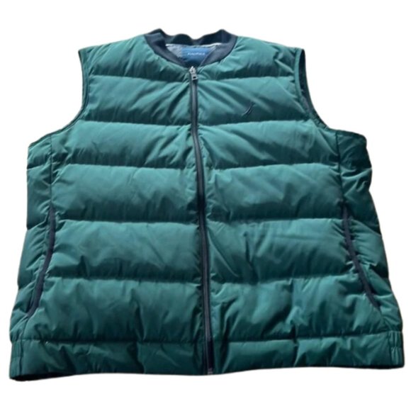 Nautica Other - Nautica Men’s Green Sleeveless Quilted Puffer Vest Size XLarge